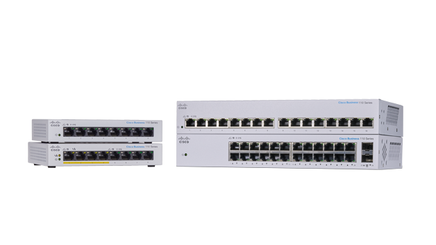 Cisco Business 110 シリーズ アンマネージド スイッチ