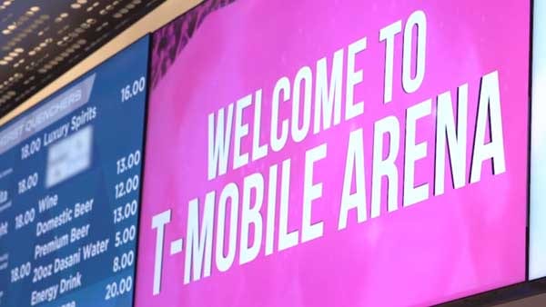 T Mobile Arena, MGM Arena, MGM, Las Vegas, Digital Signage, Arena Digital Signage