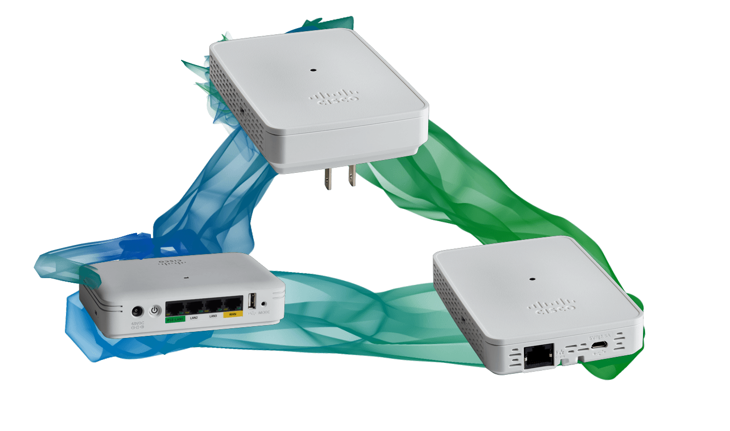 Cisco Small Business 甚だしい ワイヤレスアクセスポイント（4台）