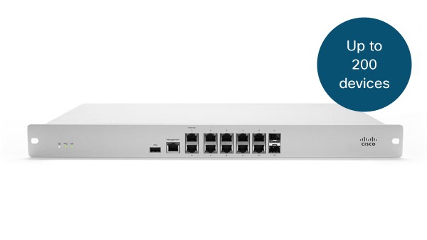 Secure your network with ease with the Cisco Meraki MX84 Security Appliance.