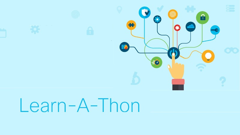 Header text: Join the Learn-a-thon