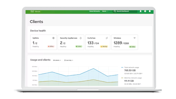 Cisco Meraki cloud management 