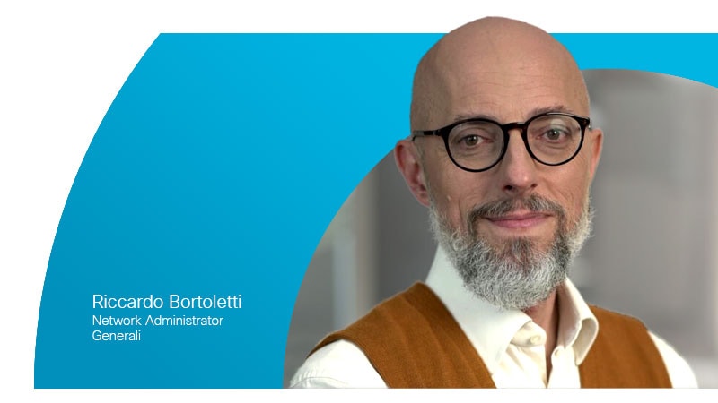 Riccardo Bortoletti, Network Administrator for Generali