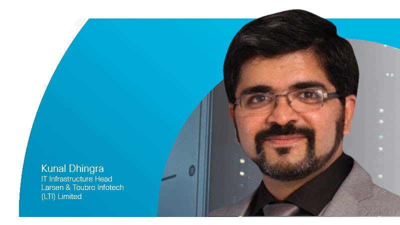 Photo of Kunal Dhingra, head of IT Infrastructure for LTI