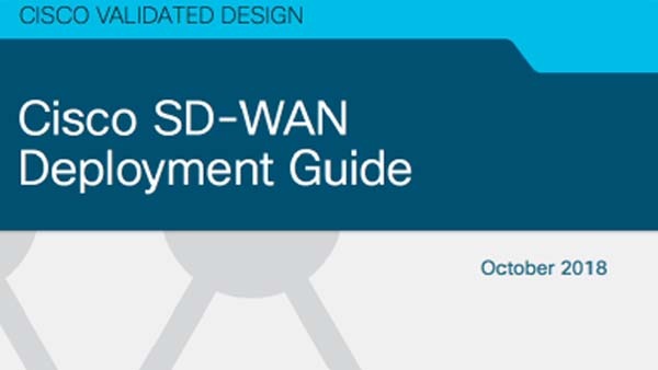คู่มือการปรับใช้ Cisco SD-WAN