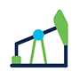 “石油和天然气运营商”图标