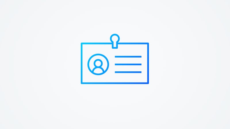 Account profile photo and information