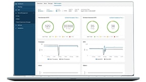 cisco nexus dashboard on a laptop illustration