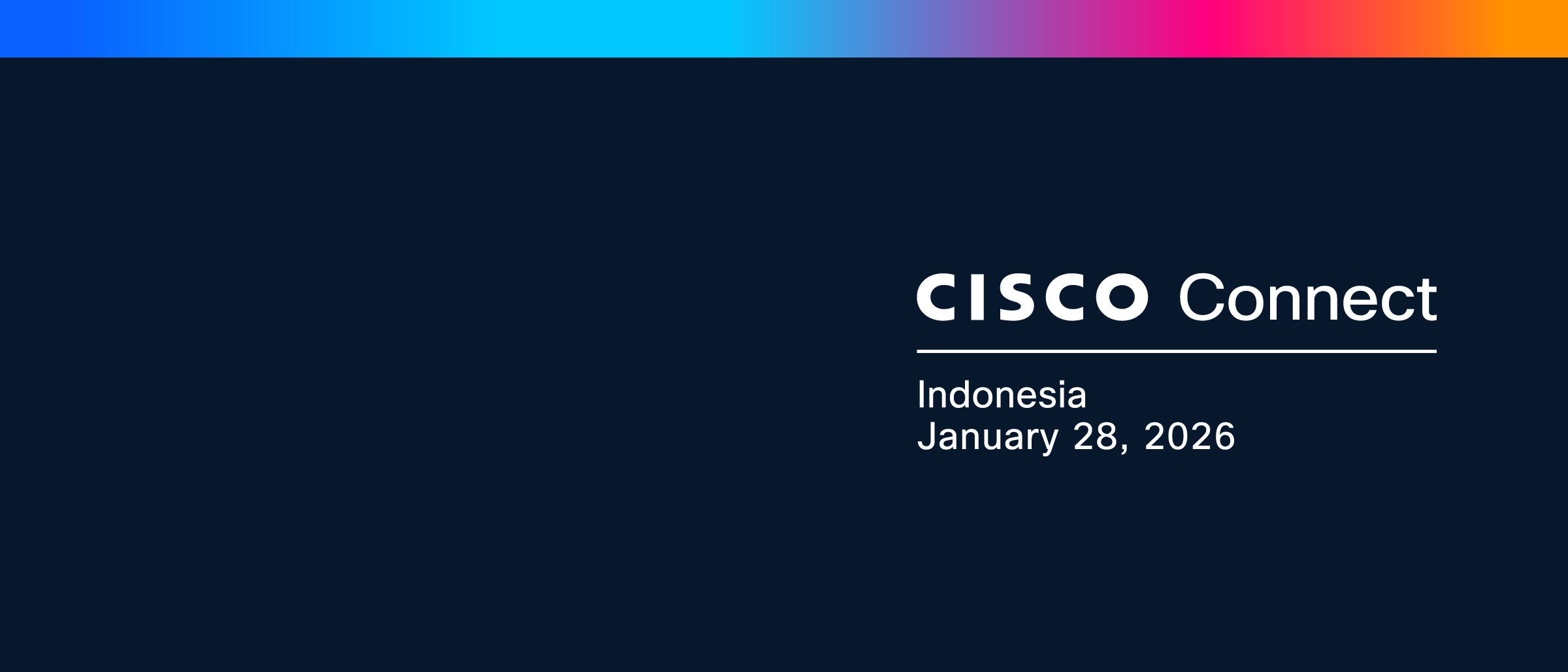 Cisco Connect 2026 Indonesia Cisco