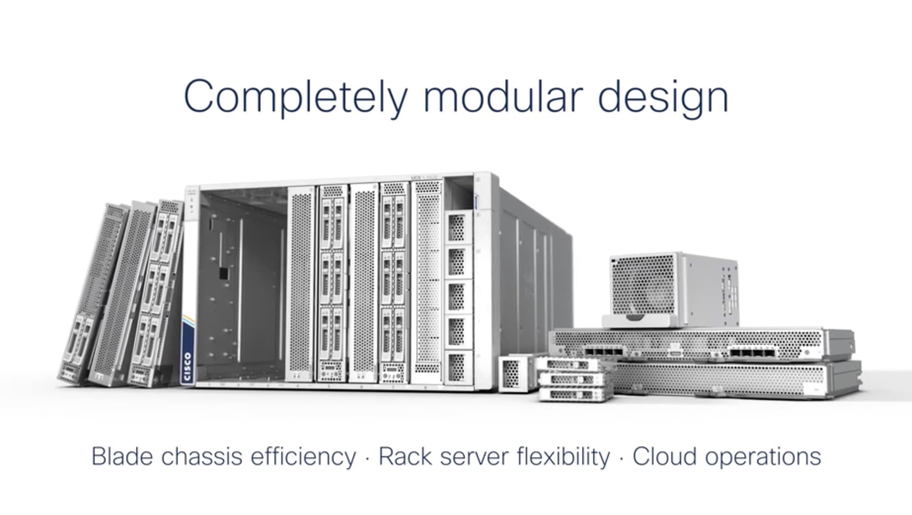 Rendering of UCS X-Series Servers