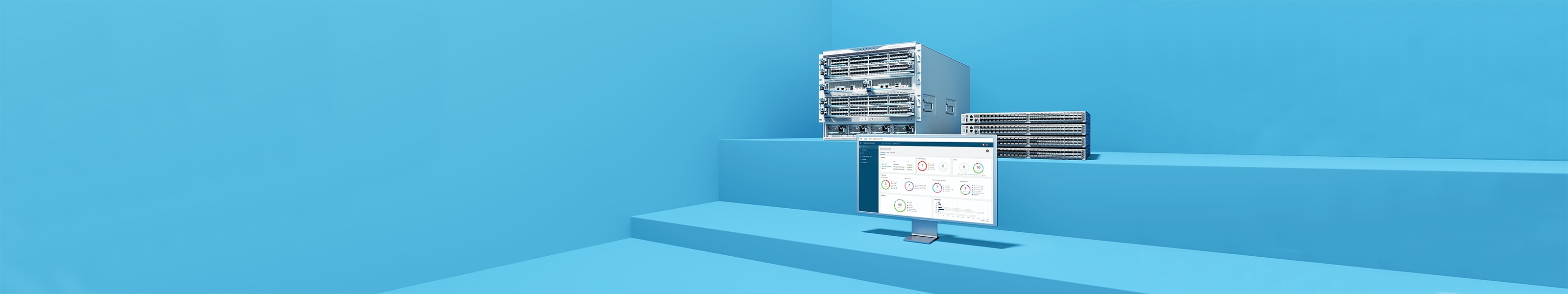 Storage Area Networking-Lösung der MDS 9000 Serie, einschließlich Switches und Dashboard