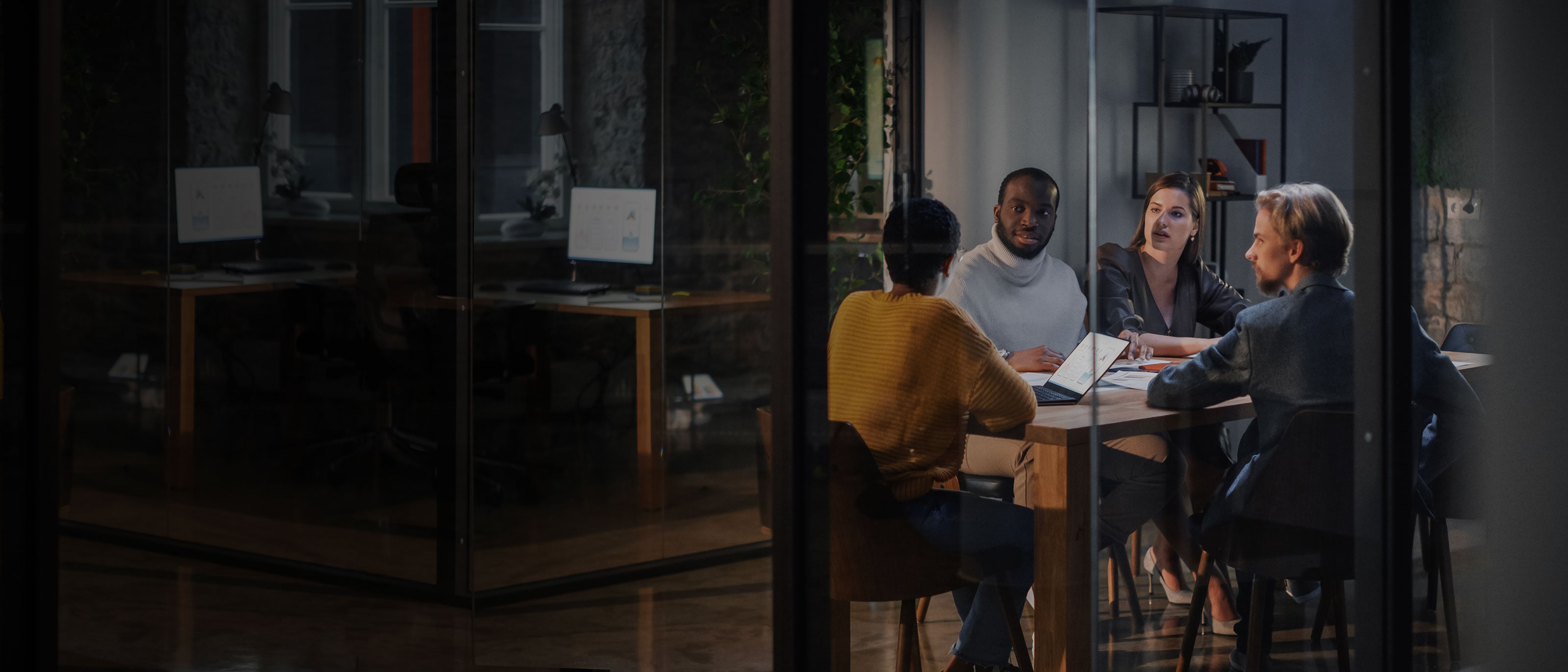 People working together to boost customer trust