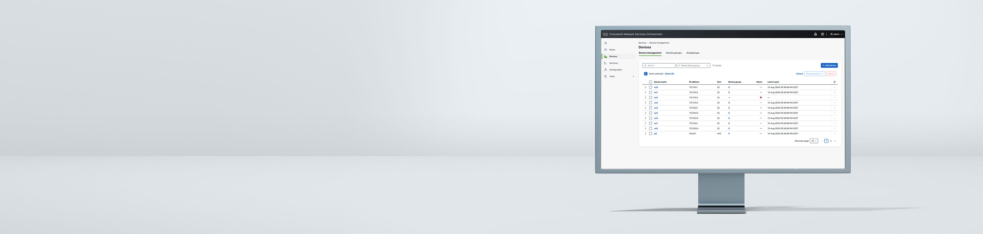 Cisco Crosswork Network Services Orchestrator (NSO)