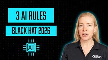 Three AI rules at Black Hat 2026