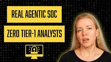 Agentic SOC video presentation graphic
