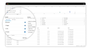 Screenshot der Inventaransicht in Cloud Insights