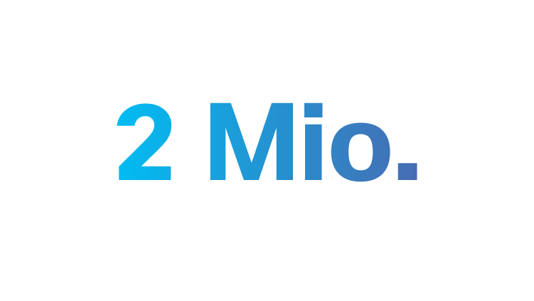 2 Mio.