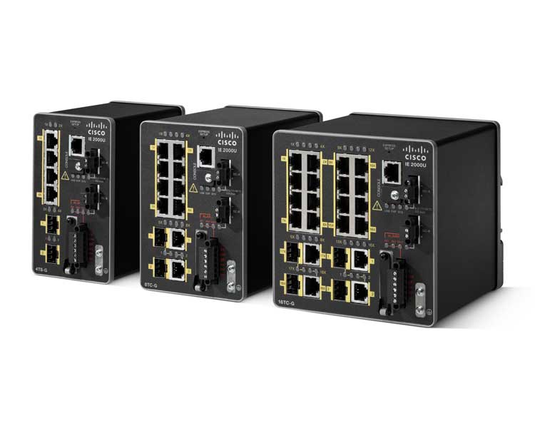 Cisco Industrial Ethernet 2000U Series Switches