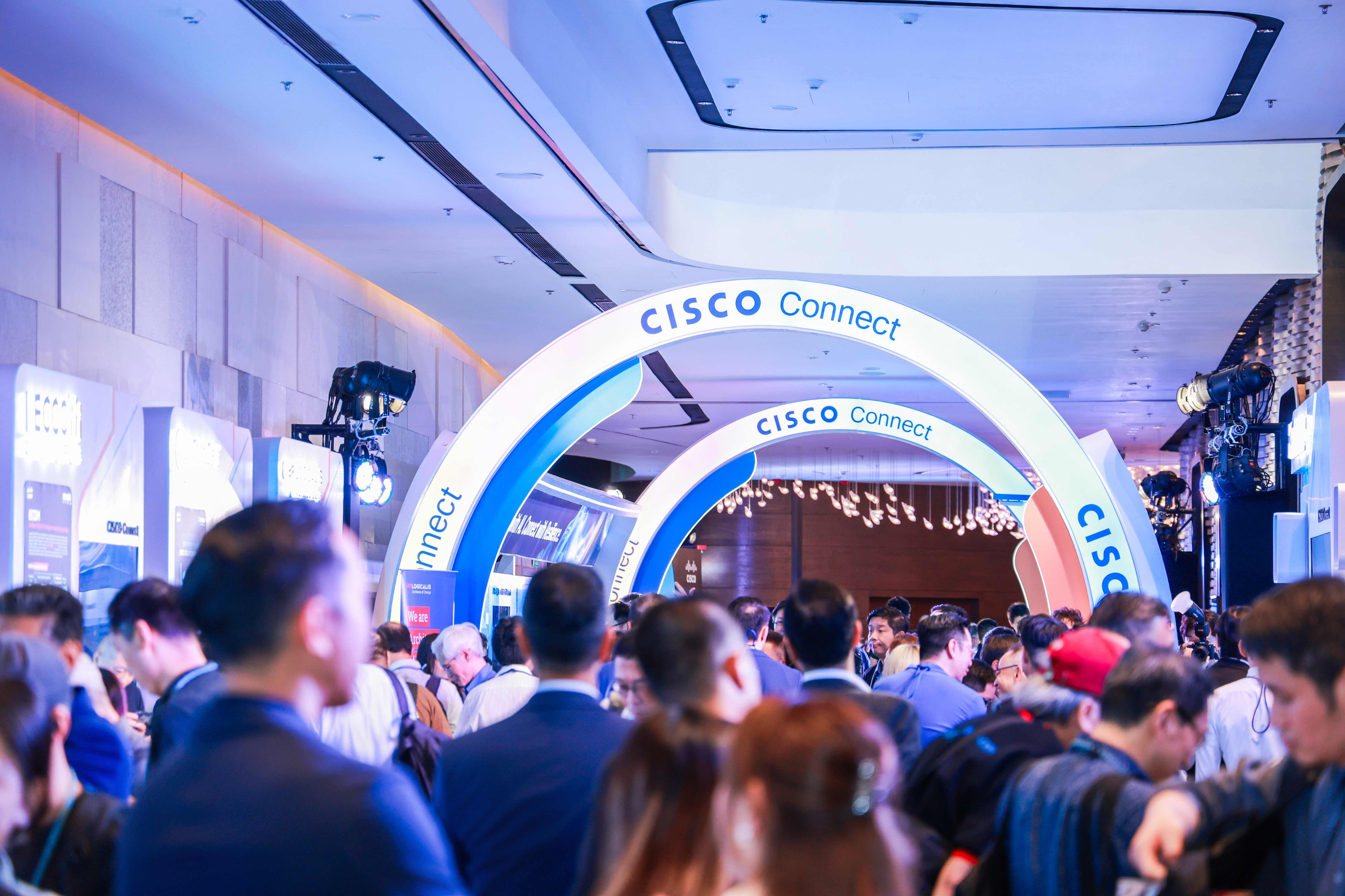 Demo booth area