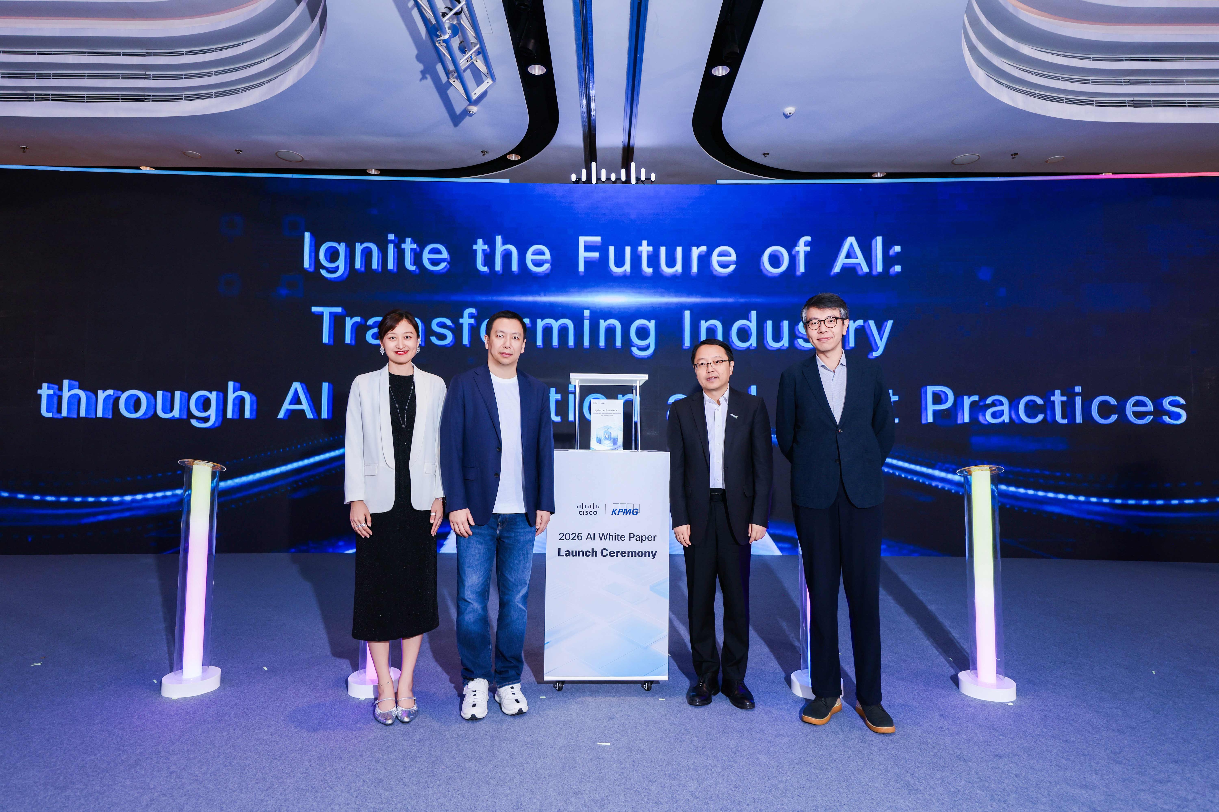 Cisco AI whitepaper launch ceremony