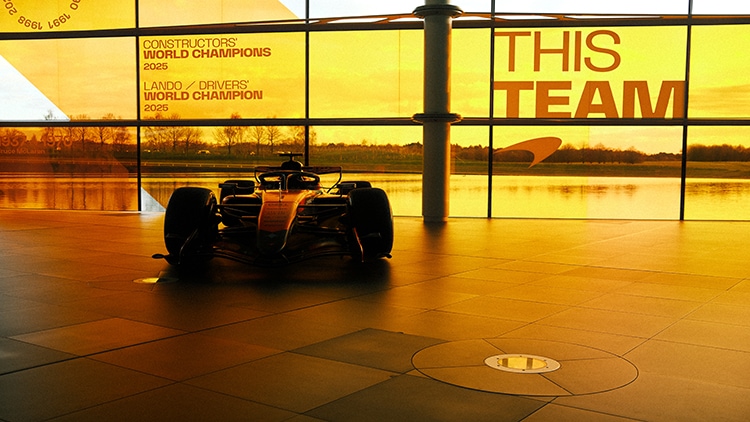 McLaren Mastercard Formula 1 race car