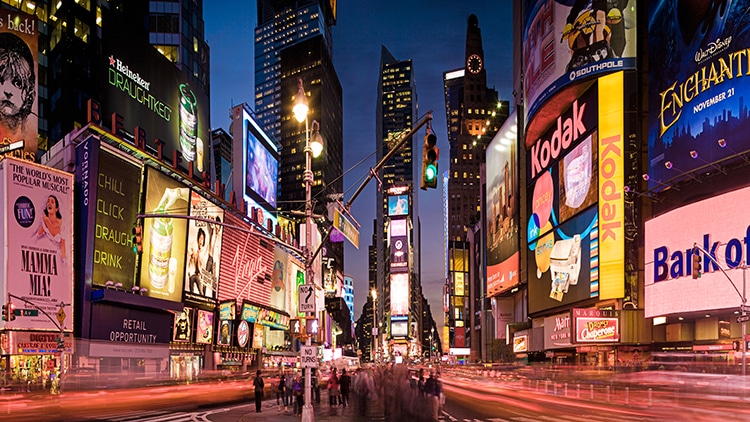 Illuminated billboards and digital signage
