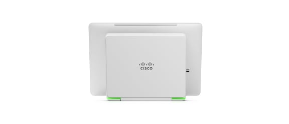 Rear view of Cisco Room Navigator wall-mounted tablet