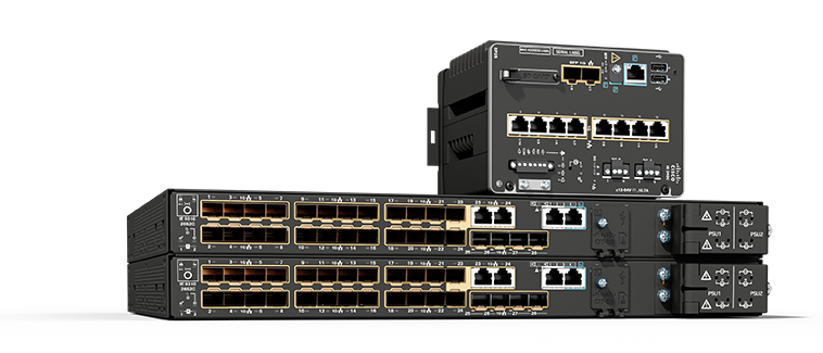 Cisco Industrial Ethernet switches in various form factors