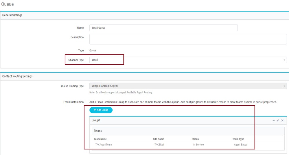 تكوين حساب البريد الإلكتروني ل Microsoft O365 باستخدام مركز الاتصال ل