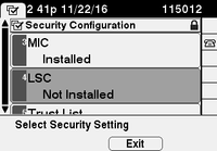 LSC Not Installed
