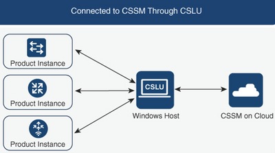 Router Connected to CSSM Through CSLU