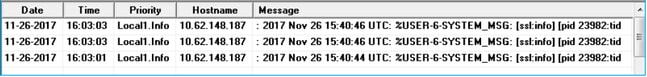تكوين Syslog على أجهزة FirePOWER FXOS - Cisco