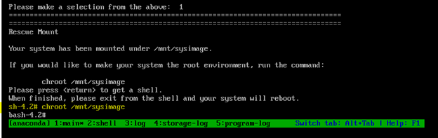 Root selection
