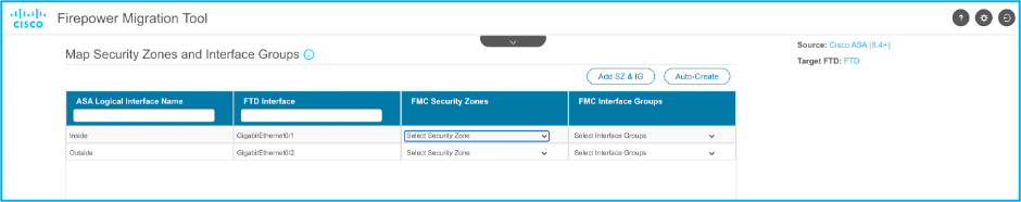 Assigning Security Zone and Interface Groups