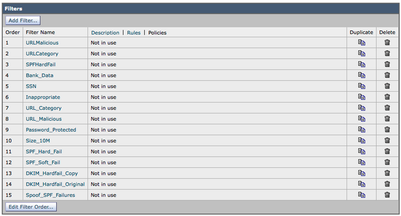 Contentfilter Best Practices Guide voor inkomende en uitgaande contentfilters - Cisco