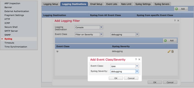 Add a separate event class to Logging filter.
