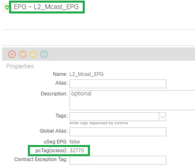 Configurar o multicast L2 na ACI - Cisco