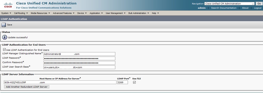 Configure Secure LDAP Authentication