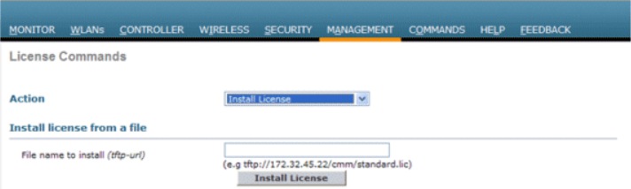 03_2500 WLC License Installation