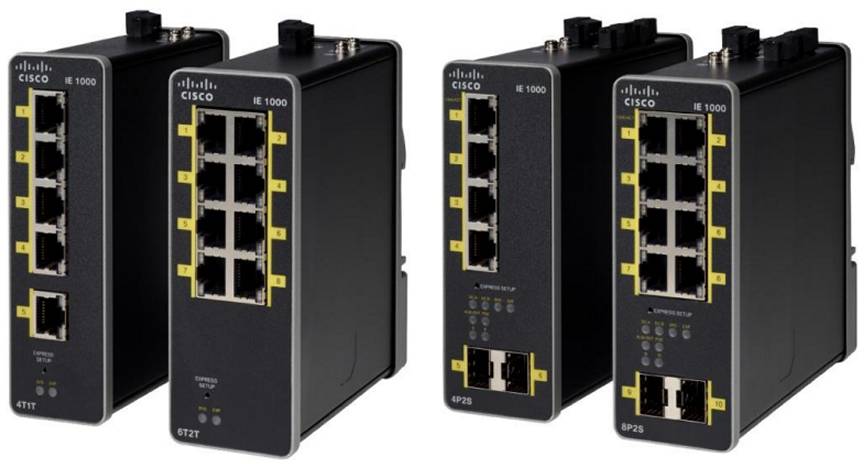 Commutateurs Ethernet à usage industriel Cisco, série 1000 - Cisco