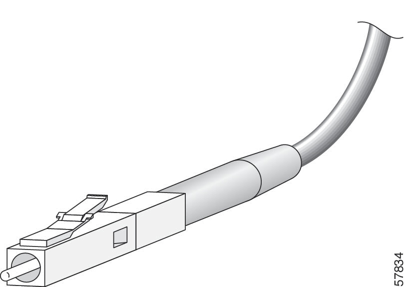 Simplex LC cable connector