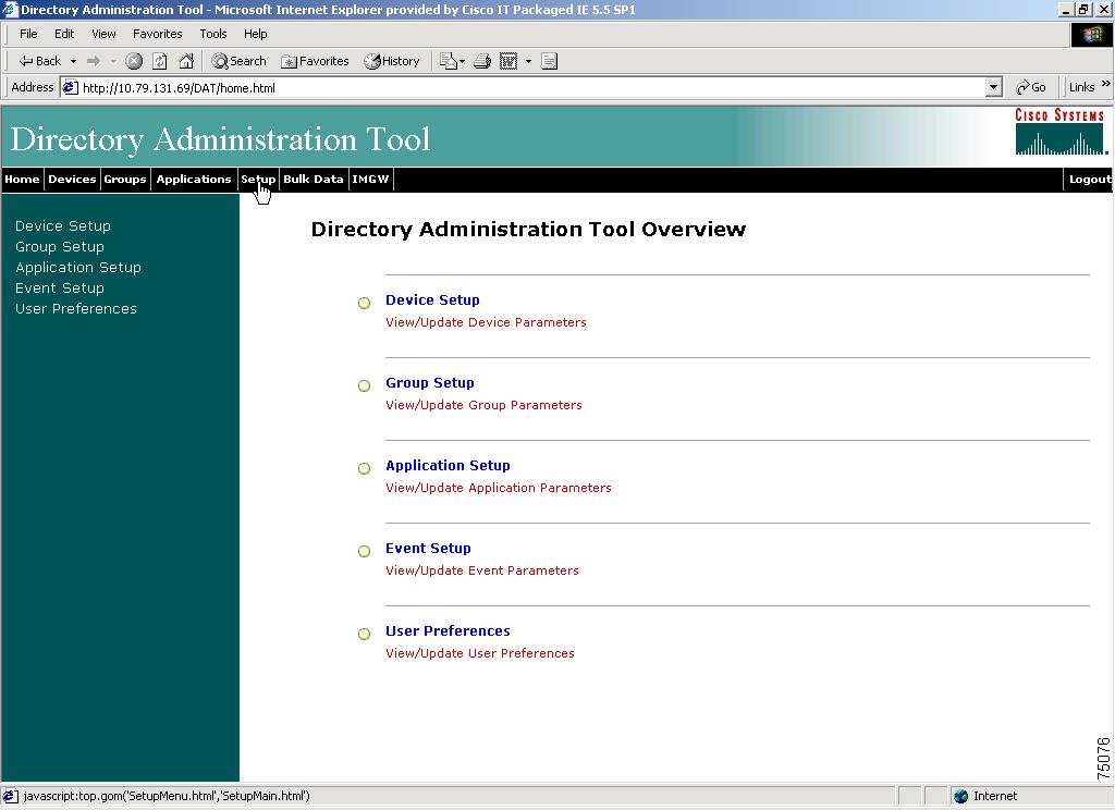 Cisco CNS Configuration Engine Administrator Guide, 1.4 - Directory ...