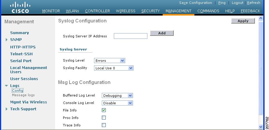 Message logger