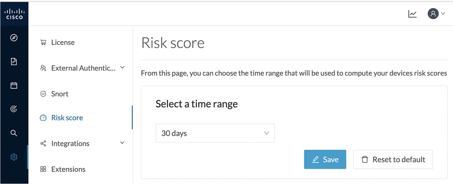 Cisco Cyber Vision GUI Administration Guide, Release 4.3.0 - Risk score ...