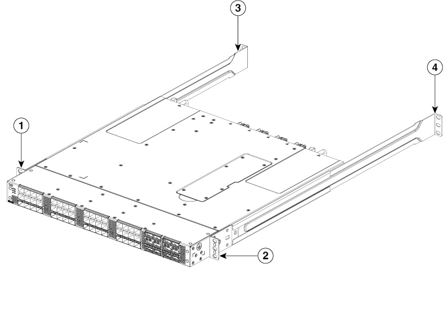 Attaching the rack-mount brackets