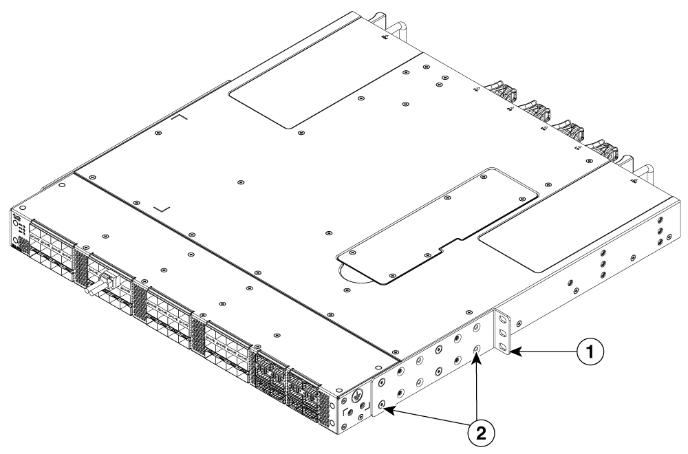 Aligning the mount bracket with the switch