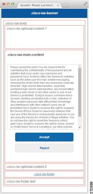 エンドユーザー ポータルのページ レイアウトで使用される CSS クラス