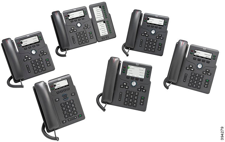 Cisco IP Phone 6821, 6841, 6851, 6861, and 6871
