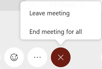 Leave Meeting