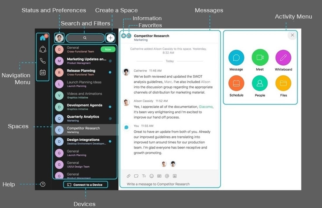 App Cisco Webex Teams App Cisco Webex Teams